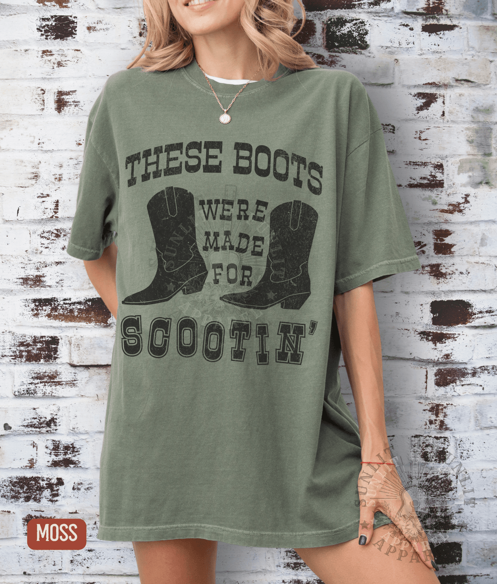 Boot Scootin' Country Concert Tee - Sunlit Funlit | Graphic Tees for Country Concert Addicts