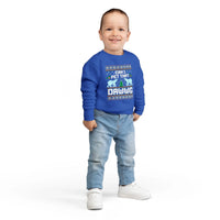 Thumbnail for Can I Pet That Dawwg Toddler Christmas Meme Sweater - Sunlit Funlit Country Music Tees