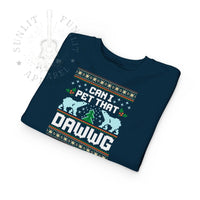 Thumbnail for Can I Pet That Dawwg Toddler Christmas Meme Sweater - Sunlit Funlit Country Music Tees