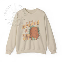 Thumbnail for Cluck Around & Find Out Funny Thanksgiving Sweater - Sunlit Funlit Country Music Tees