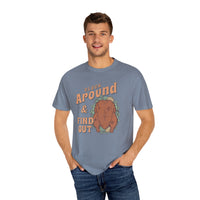Thumbnail for Cluck Around Thanksgiving Comfort Colors - Sunlit Funlit | Graphic Tees for Country Concerts
