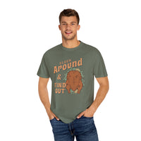 Thumbnail for Cluck Around Thanksgiving Comfort Colors - Sunlit Funlit | Graphic Tees for Country Concerts