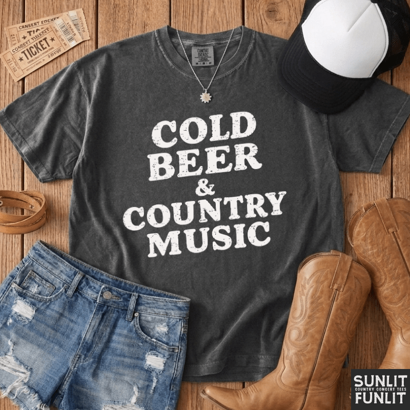 Cold Beer & Country Music T-Shirt