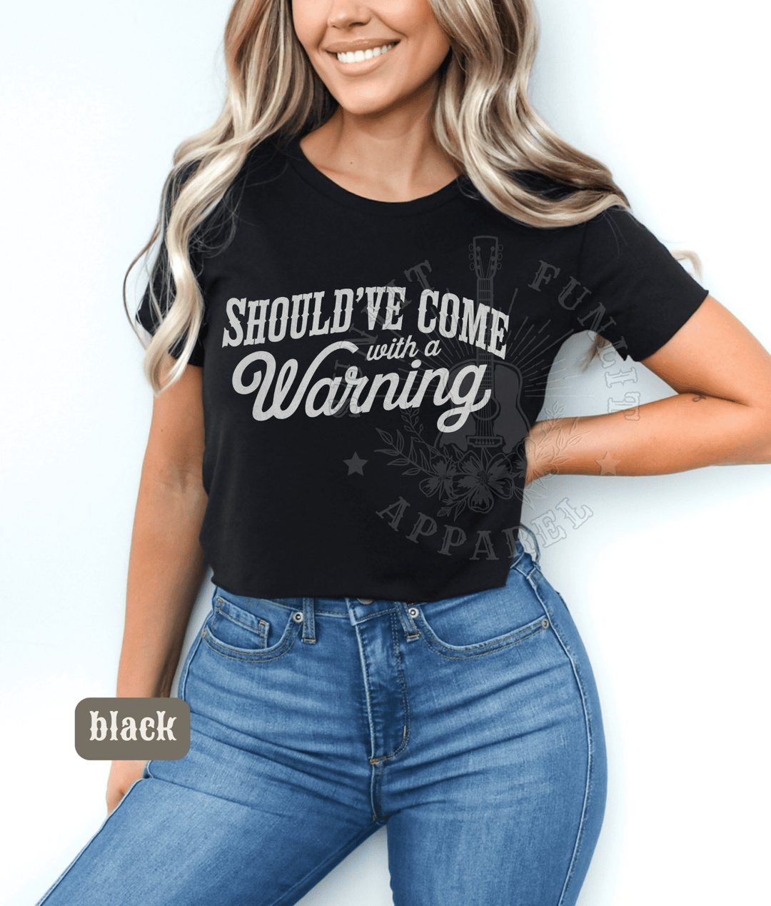 Come With a Warning Wallen Concert Crop Top - Sunlit Funlit | Graphic Tees for Country Concert Addicts