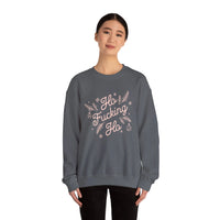 Thumbnail for Comfort Colors Ho F*cking Ho NSFW Funny Christmas Sweater - Sunlit Funlit Country Music Tees