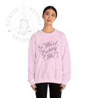Thumbnail for Comfort Colors Ho F*cking Ho NSFW Funny Christmas Sweater - Sunlit Funlit Country Music Tees