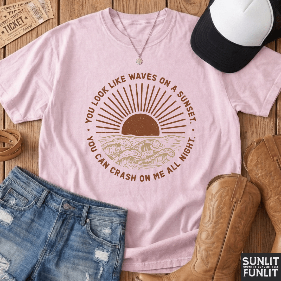 Crash on Me All Night Tee