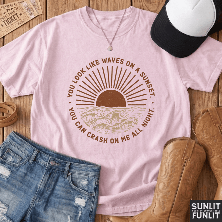 Crash on Me All Night Tee