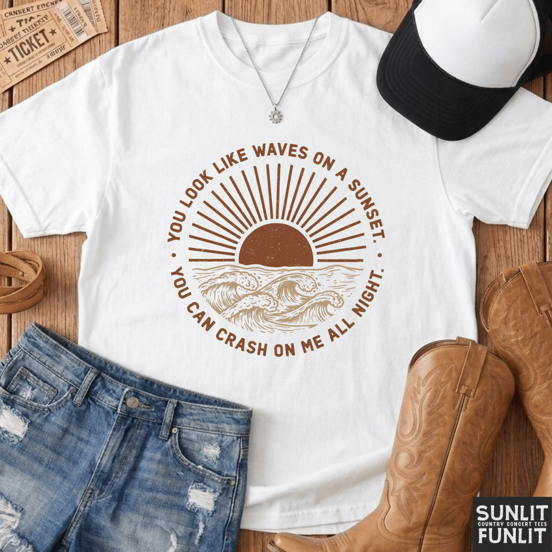Crash on Me All Night Tee