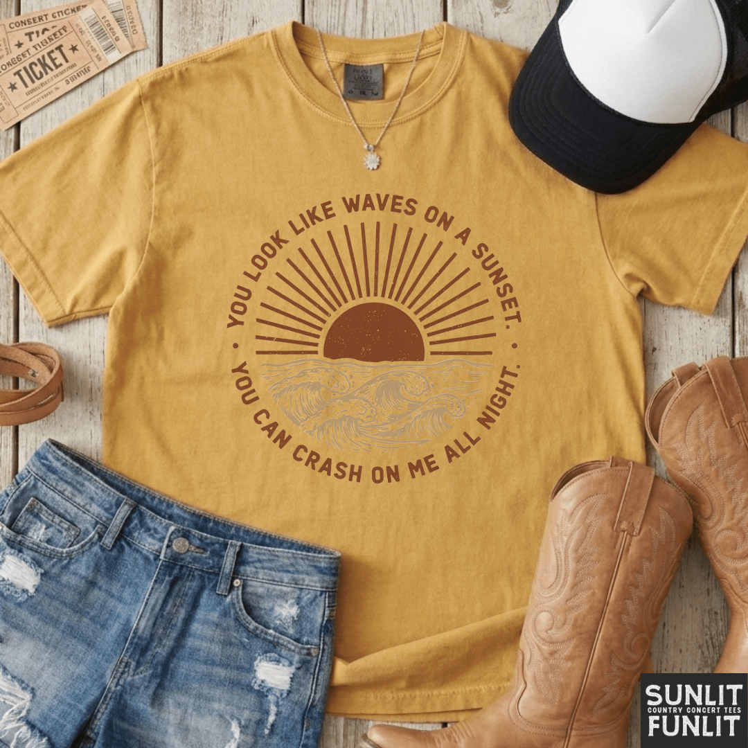 Crash on Me All Night Tee