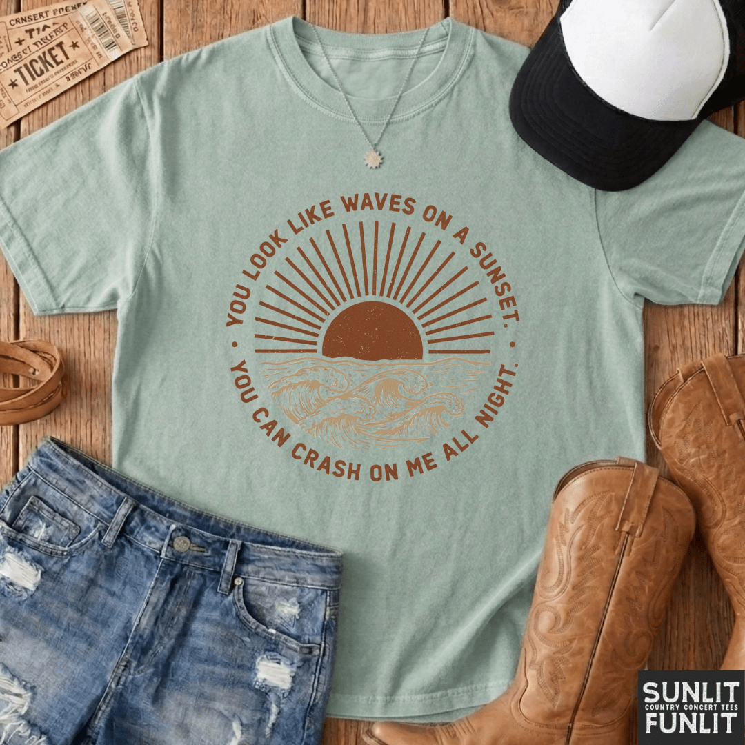 Crash on Me All Night Tee