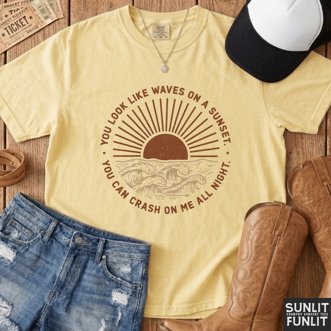 Crash on Me All Night Tee