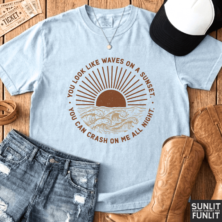 Crash on Me All Night Tee