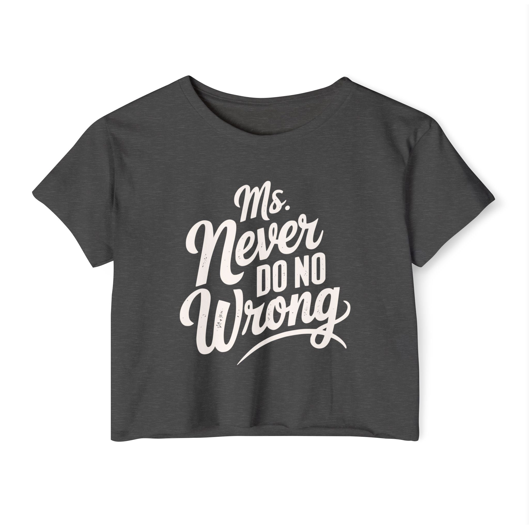 Crop Top Never Do No Wrong Shirt, Boho Vibes Tee, Music Festival Clothing, Summer Concert Attire, Women's Casual Outfit - Sunlit Funlit | Graphic Tees for Country Concert Addicts