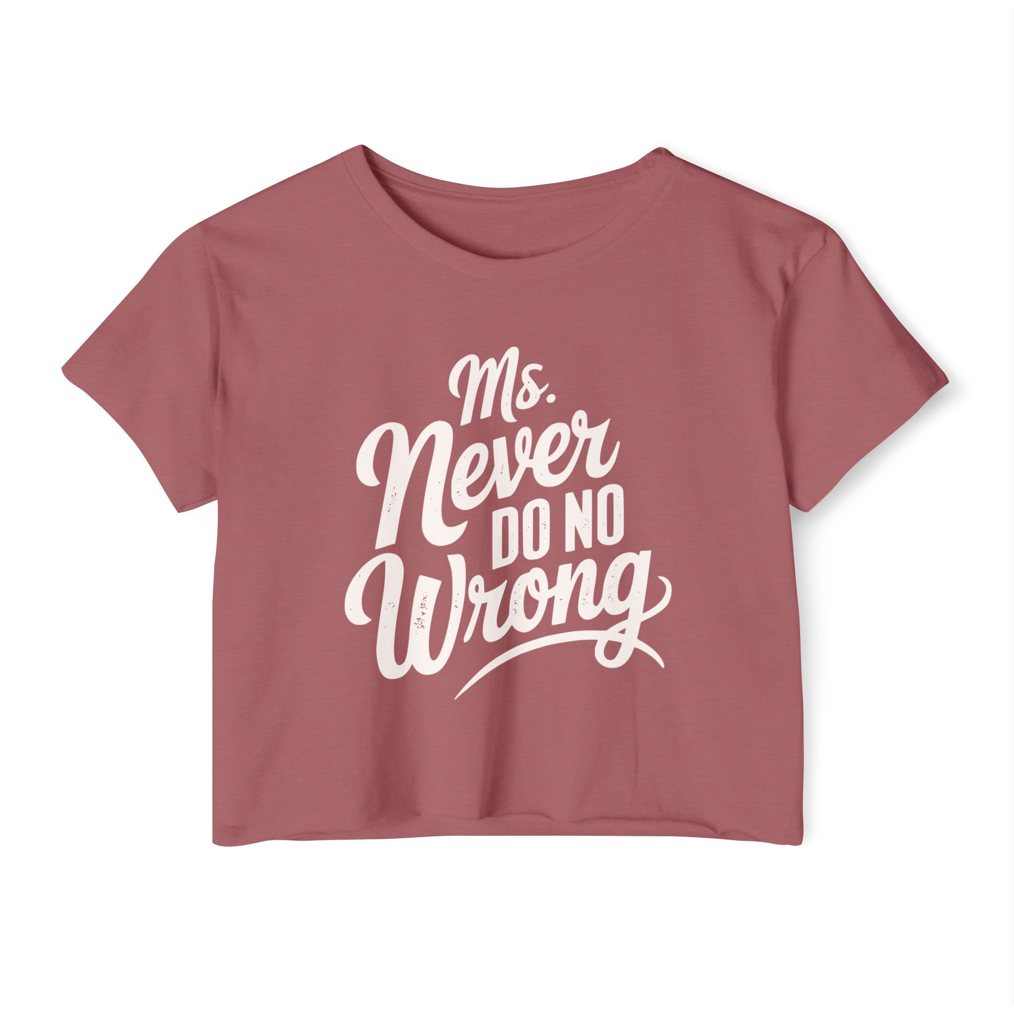 Crop Top Never Do No Wrong Shirt, Boho Vibes Tee, Music Festival Clothing, Summer Concert Attire, Women's Casual Outfit - Sunlit Funlit | Graphic Tees for Country Concert Addicts