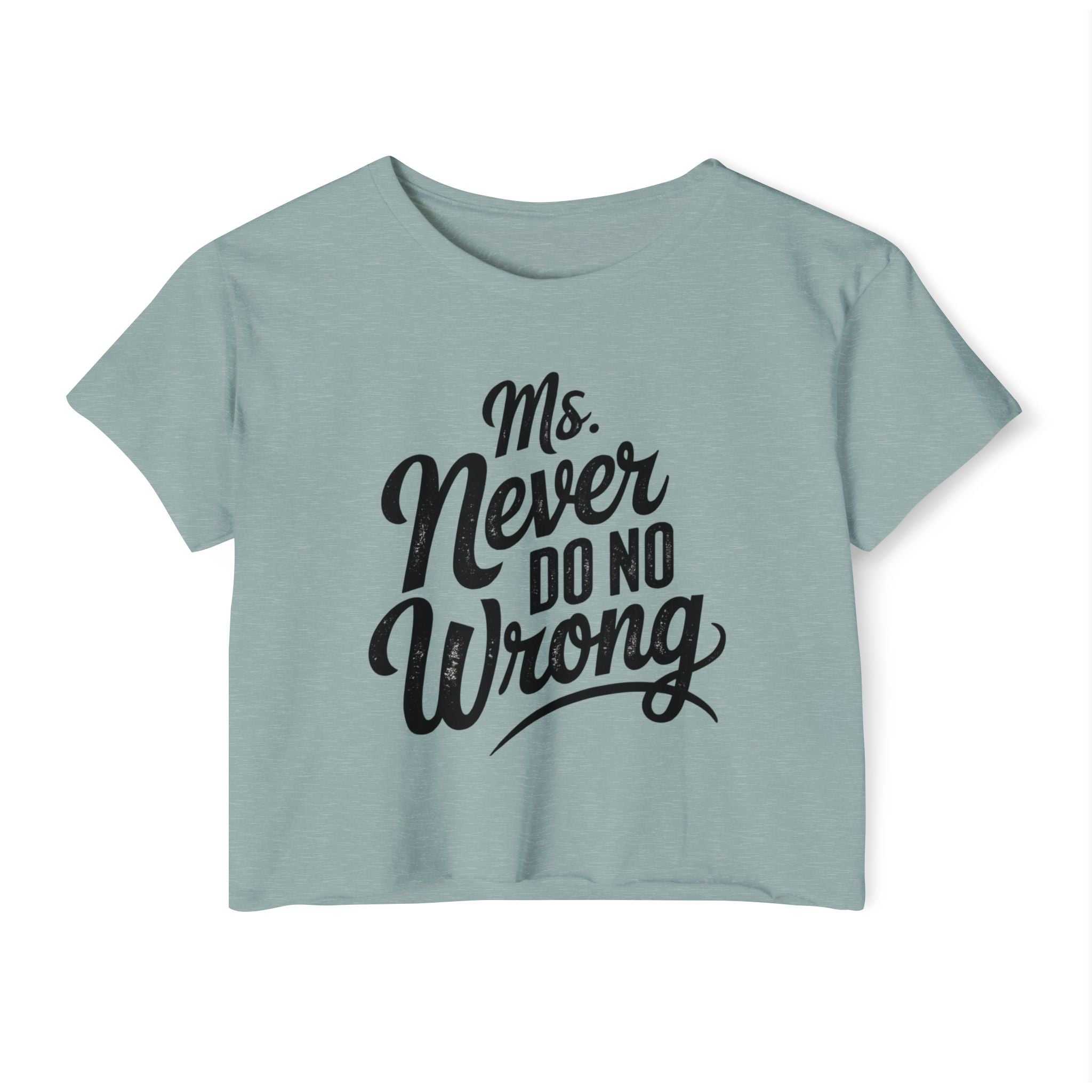 Crop Top Never Do No Wrong Shirt, Boho Vibes Tee, Music Festival Clothing, Summer Concert Attire, Women's Casual Outfit - Sunlit Funlit | Graphic Tees for Country Concert Addicts