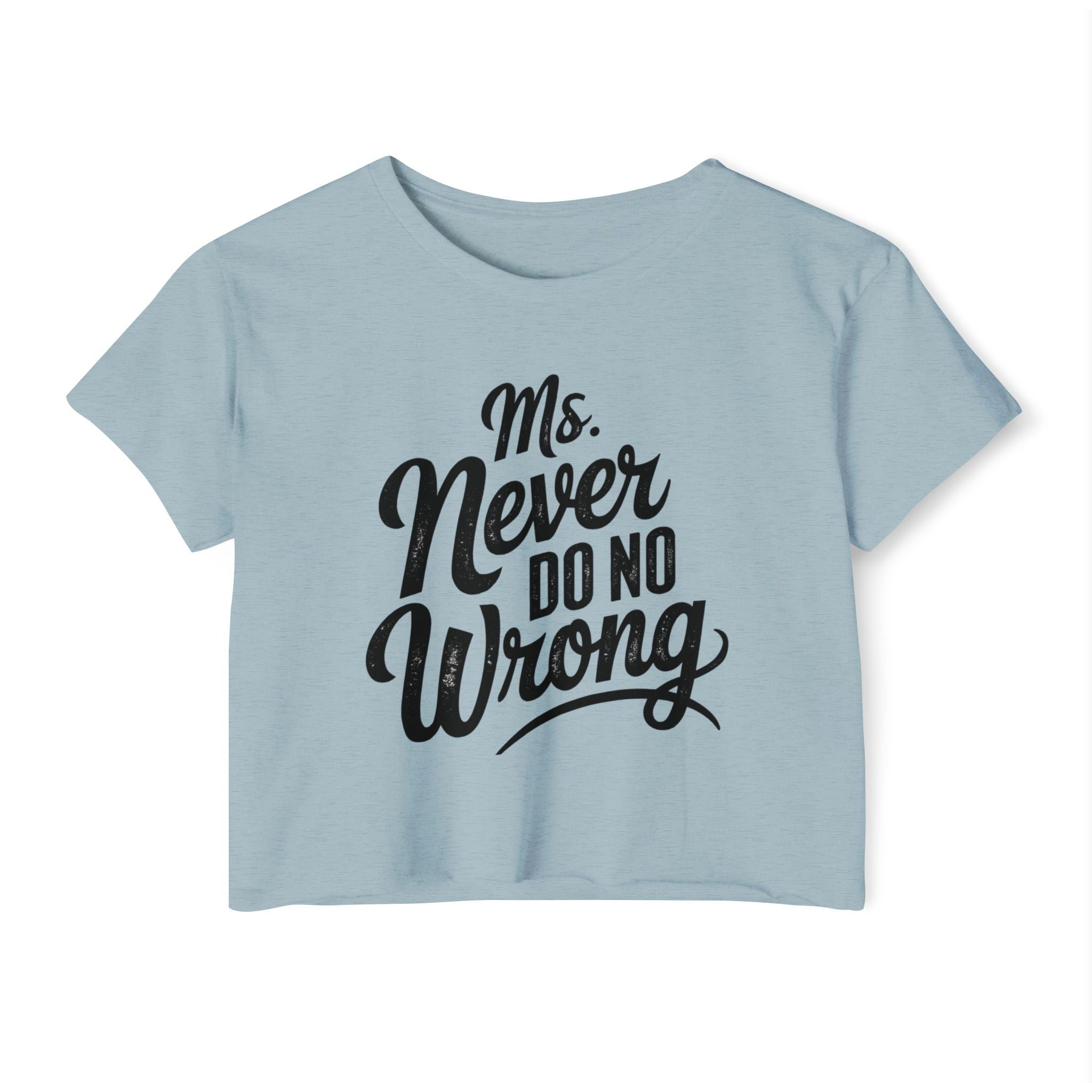 Crop Top Never Do No Wrong Shirt, Boho Vibes Tee, Music Festival Clothing, Summer Concert Attire, Women's Casual Outfit - Sunlit Funlit | Graphic Tees for Country Concert Addicts