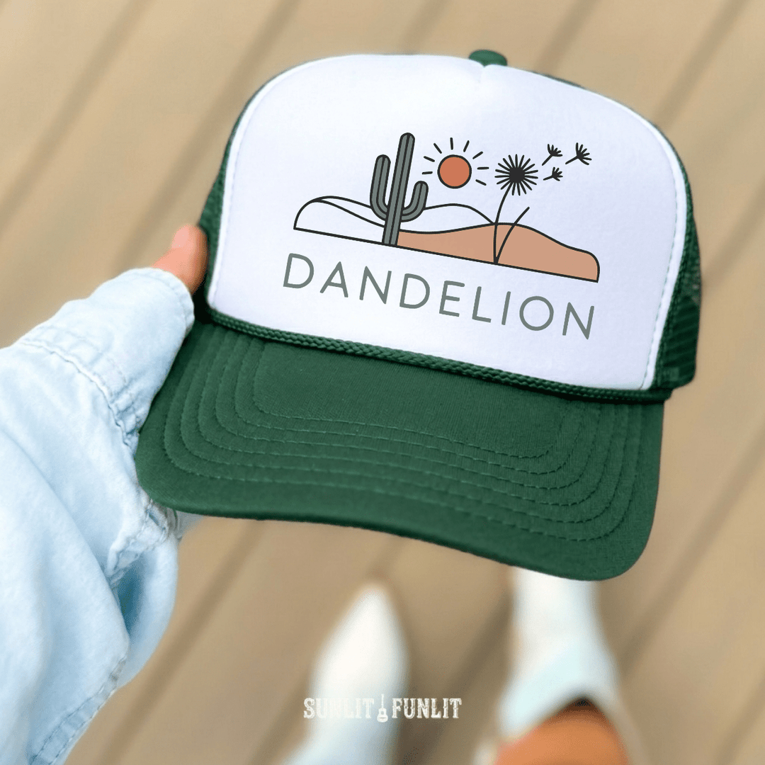 Dandelion Country Concert Trucker Hat - Sunlit Funlit