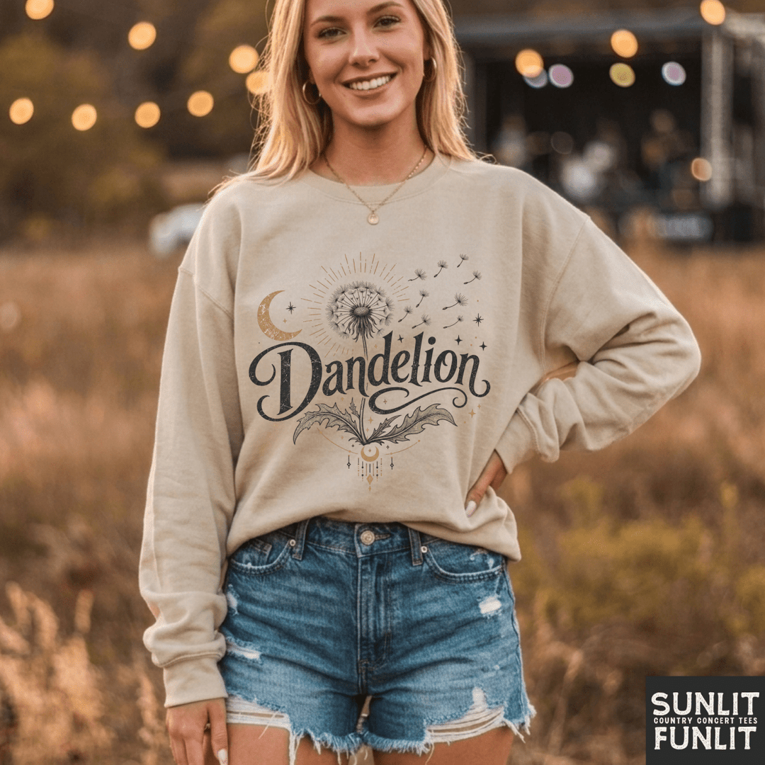 Dandelion Ella Fan Crewneck Sweatshirt