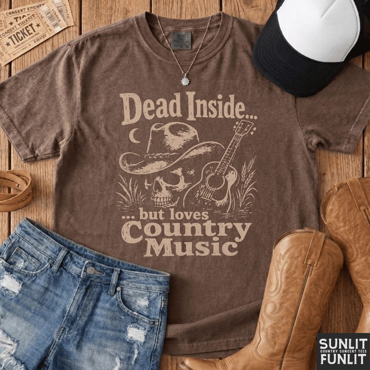 Dead Inside But Loves Country Tee