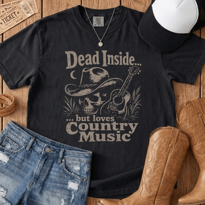 Dead Inside But Loves Country Tee
