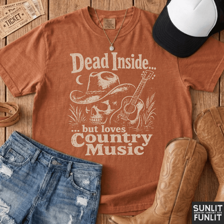 Dead Inside But Loves Country Tee