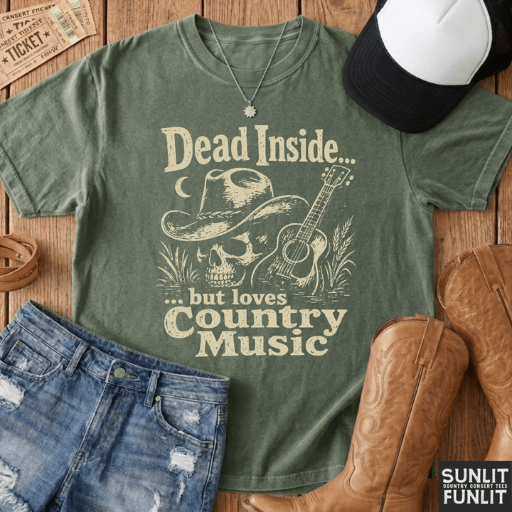 Dead Inside But Loves Country Tee