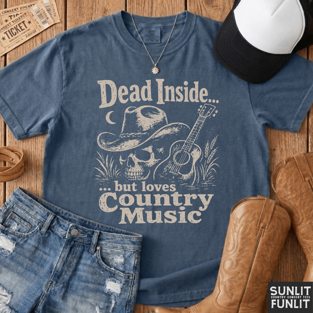 Dead Inside But Loves Country Tee
