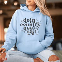 Thumbnail for Doin' Country Ass Sh*t Country Concert Hoodie - Sunlit Funlit | Graphic Tees for Country Concert Addicts