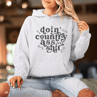 Thumbnail for Doin' Country Ass Sh*t Country Concert Hoodie - Sunlit Funlit | Graphic Tees for Country Concert Addicts