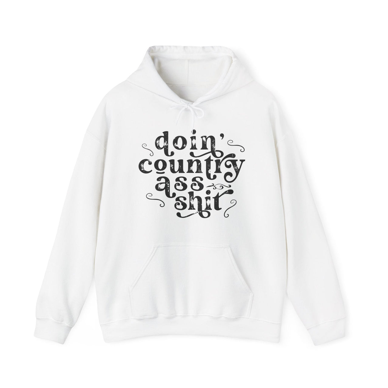 Doin' Country Ass Sh*t Hoodie - Adult Unisex - Sunlit Funlit Country Music Tees
