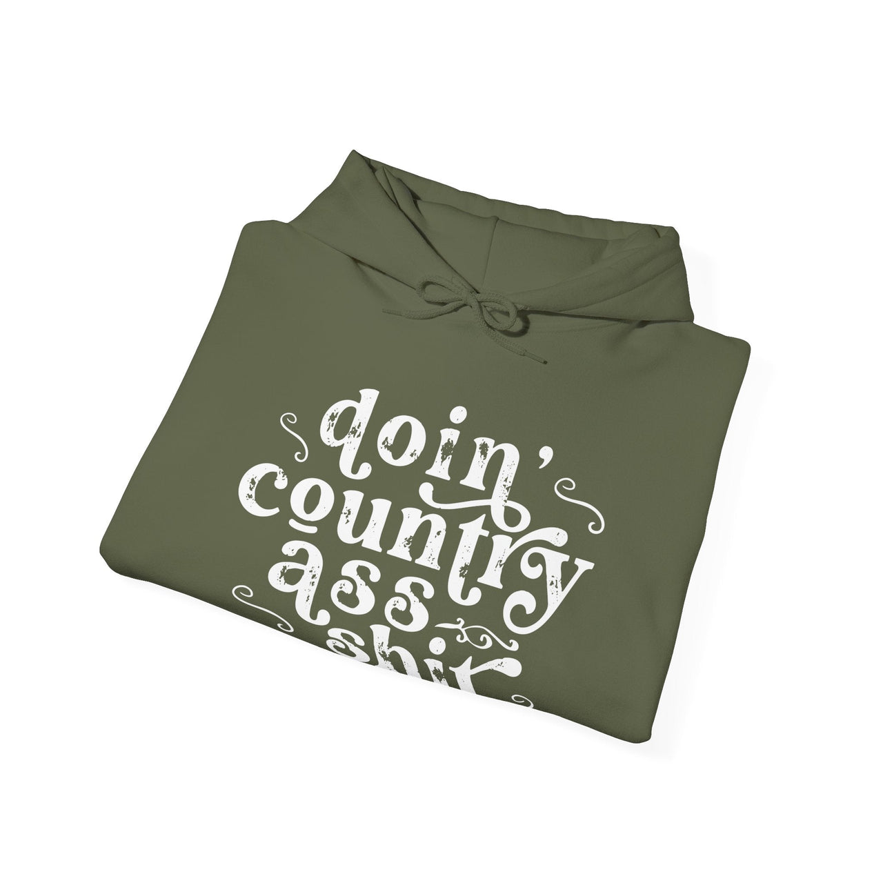 Doin' Country Ass Sh*t Hoodie - Adult Unisex - Sunlit Funlit Country Music Tees