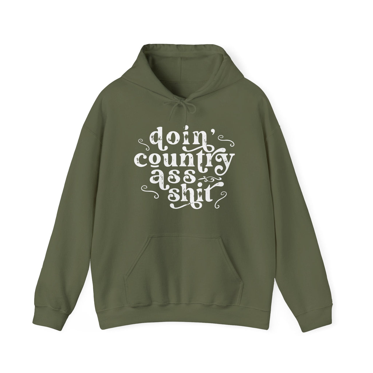 Doin' Country Ass Sh*t Hoodie - Adult Unisex - Sunlit Funlit Country Music Tees