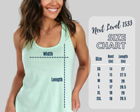 Thumbnail for A woman wearing a light green tank top is smiling and posing for a photo. The image is a collage of multiple images, and the focus is on the woman and her tank top.