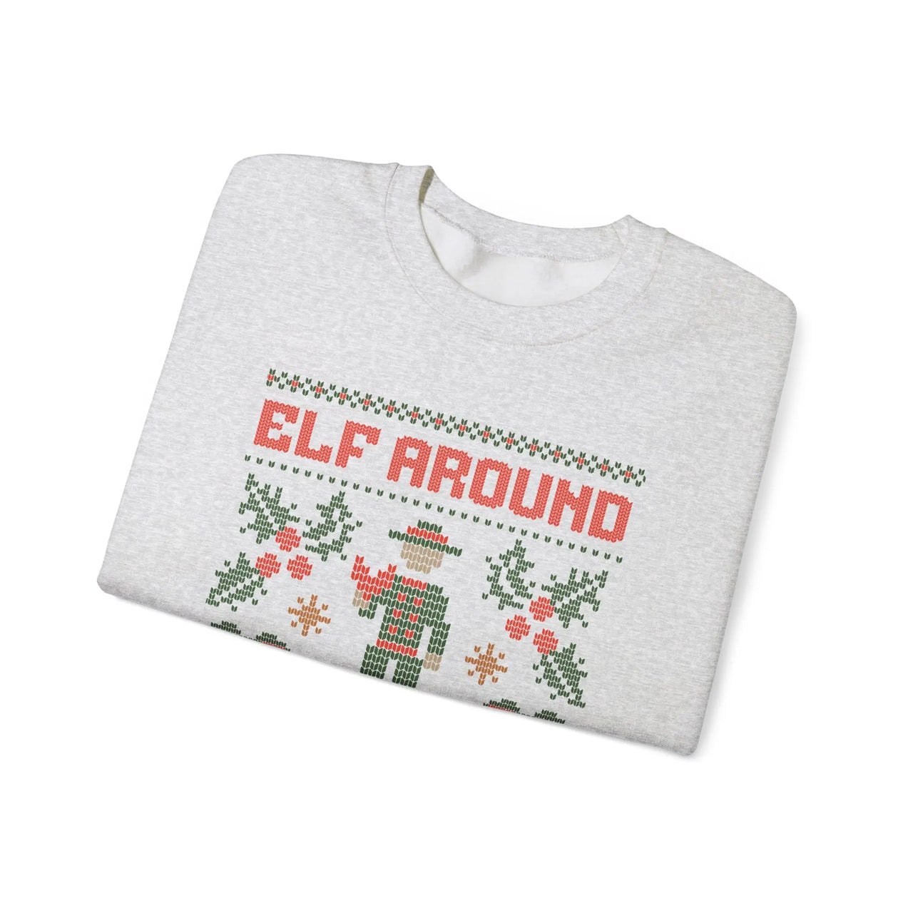 Elf Around & Find Out Funny Christmas Sweater - Sunlit Funlit Country Music Tees