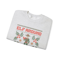 Thumbnail for Elf Around & Find Out Funny Christmas Sweater - Sunlit Funlit Country Music Tees