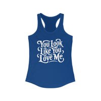 Thumbnail for Ella You Look Like You Love Me Racerback Tank - Sunlit Funlit Country Music Tees