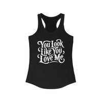 Thumbnail for Ella You Look Like You Love Me Racerback Tank - Sunlit Funlit Country Music Tees