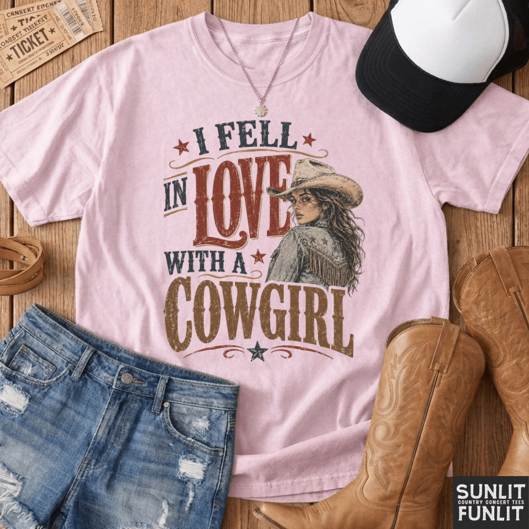 Fell In Love With A Cowgirl Tee