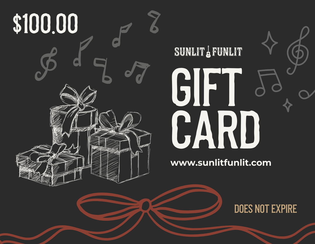 Gift Cards for Country Music Fans - Sunlit Funlit | Graphic Tees for Country Concert Addicts