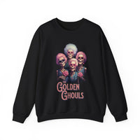 Thumbnail for Golden Ghouls Halloween Sweatshirt - Sunlit Funlit Country Music Tees