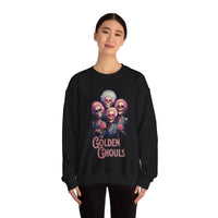 Thumbnail for Golden Ghouls Halloween Sweatshirt - Sunlit Funlit Country Music Tees