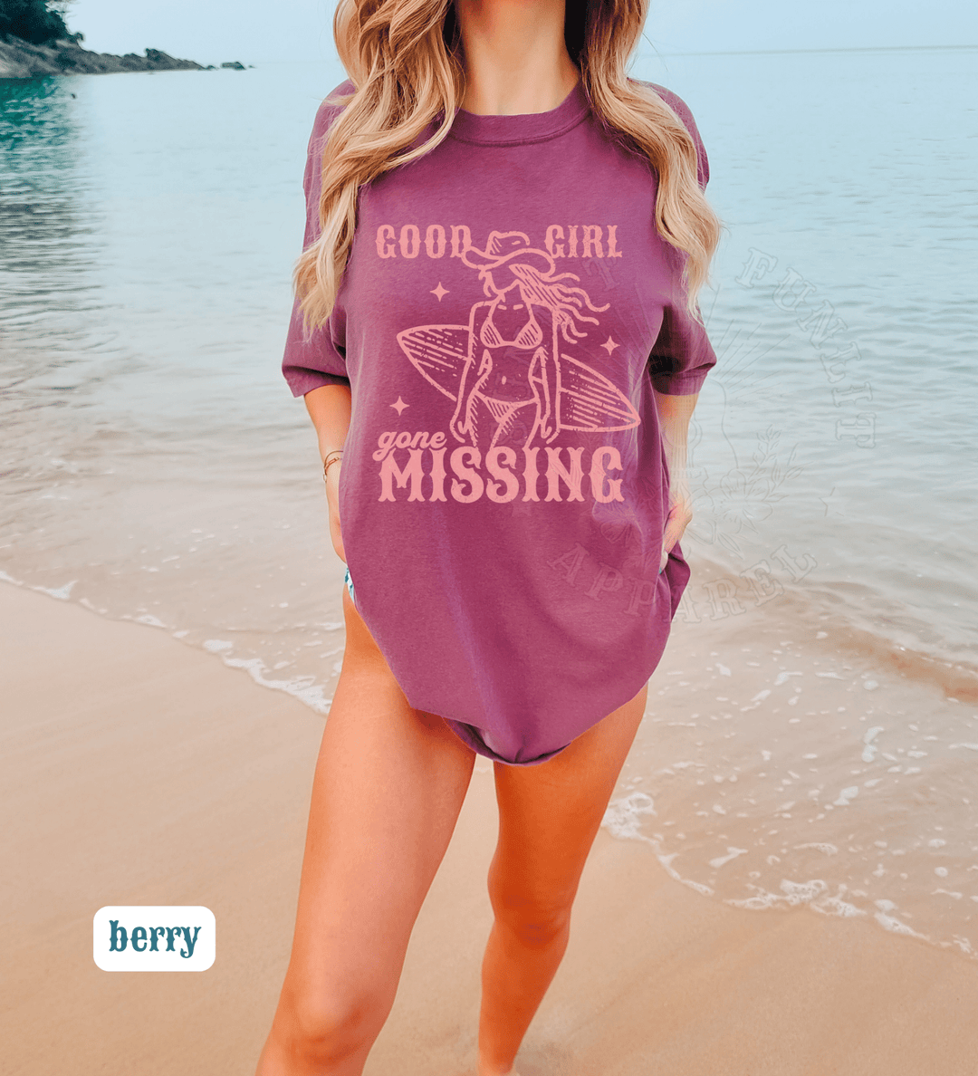 Good Girl Gone Missing Country Concert Tee - Sunlit Funlit | Graphic Tees for Country Concert Addicts