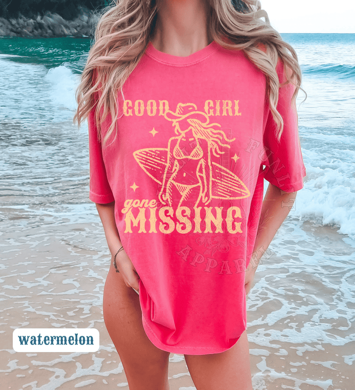 Good Girl Gone Missing Country Concert Tee - Sunlit Funlit | Graphic Tees for Country Concert Addicts