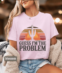Thumbnail for Guess I'm The Problem Country Concert Tee - Sunlit Funlit | Graphic Tees for Country Concert Addicts