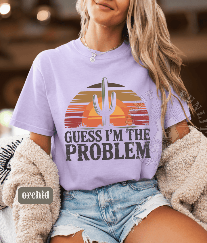 Guess I'm The Problem Country Concert Tee - Sunlit Funlit | Graphic Tees for Country Concert Addicts