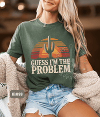 Thumbnail for Guess I'm The Problem Country Concert Tee - Sunlit Funlit | Graphic Tees for Country Concert Addicts