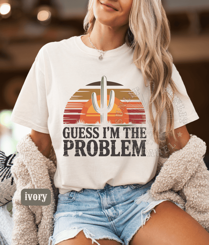 Guess I'm The Problem Country Music Shirt - Sunlit Funlit Country Concert Tees