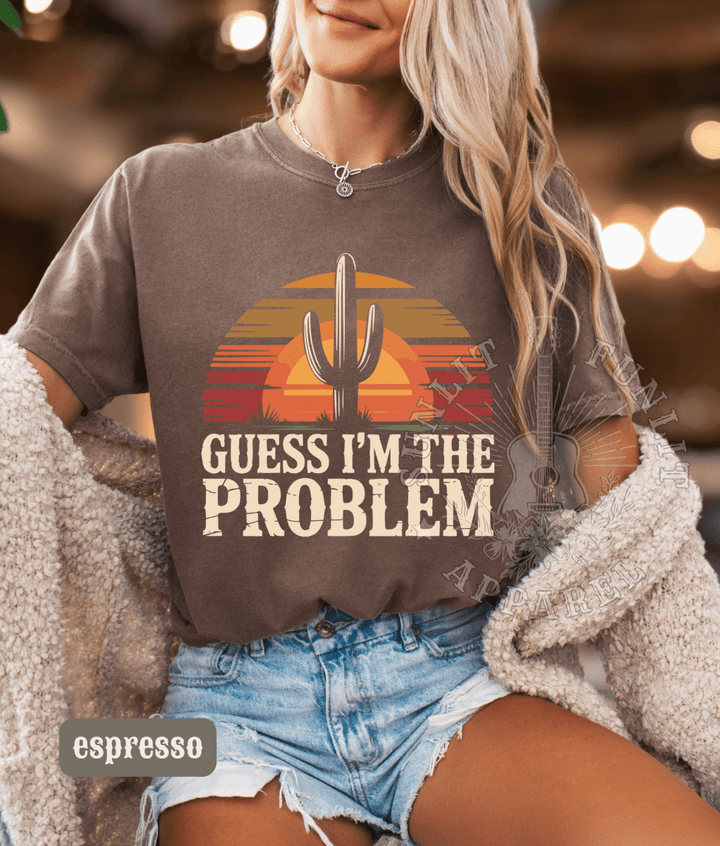 Guess I'm The Problem Country Music Shirt - Sunlit Funlit Country Concert Tees