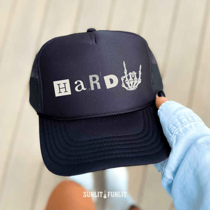 Hard🤘🏽 Country Trucker Hat - Sunlit Funlit Country Concert Tees